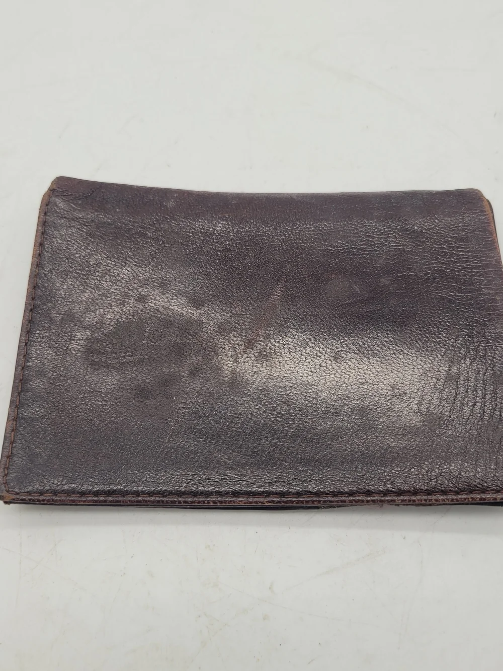 MCM Vintage Cognac Leather Wallet, Slim Design With Multiple Fold Out ID Windows